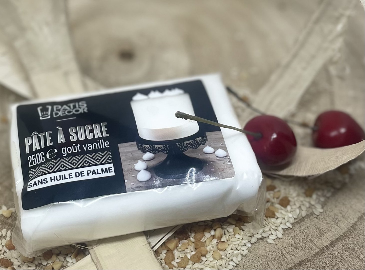 Pâte à sucre blanche 250g