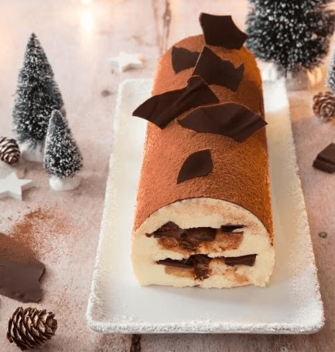 Buche chocolat framboise